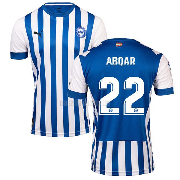 camiseta abqar deportivo alaves primera 2022-2023