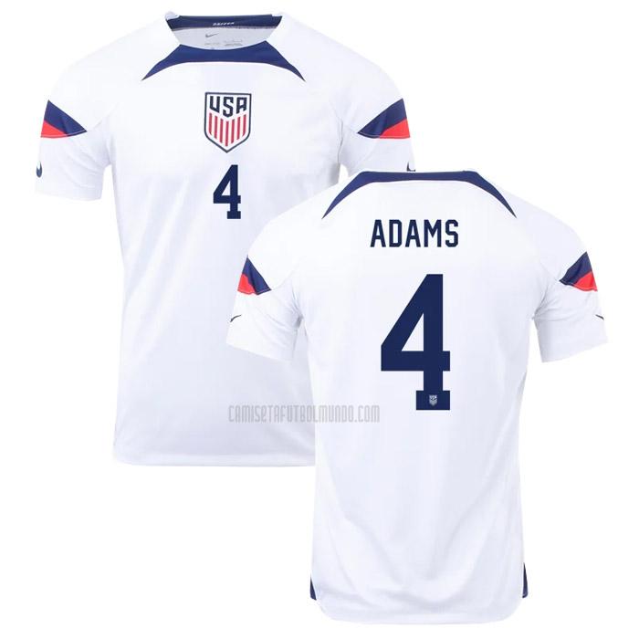camiseta adams estados uniños copa mundial primera 2022