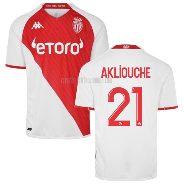 camiseta akliouche as monaco primera 2022-2023