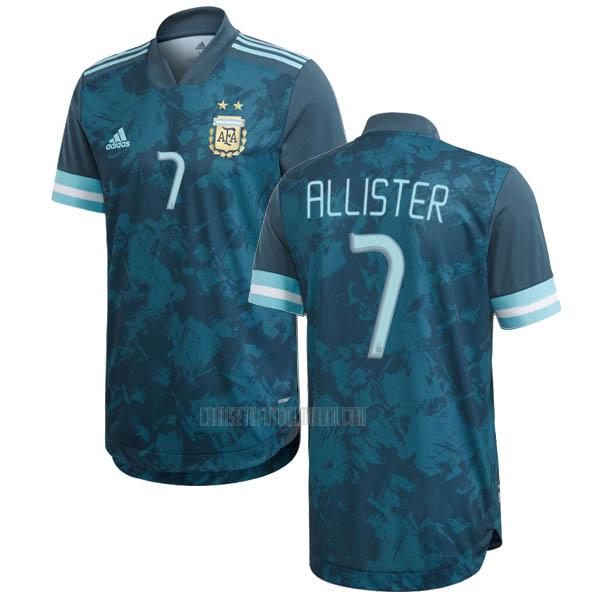 camiseta allister del argentina del segunda 2020-21