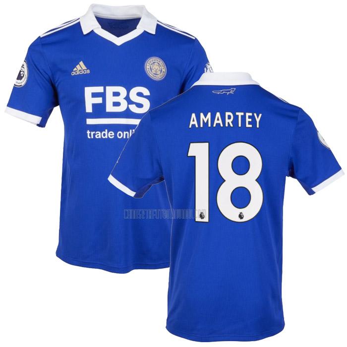 camiseta amartey leicester city primera 2022-2023