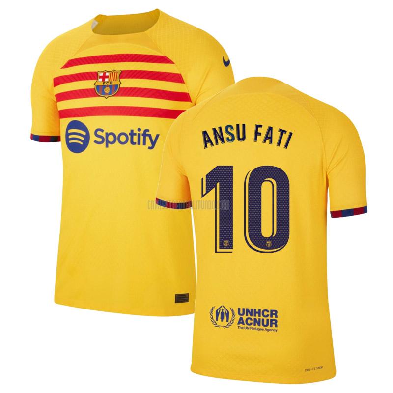 camiseta ansu fati barcelona cuarta 2022-2023