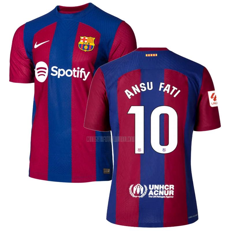 camiseta ansu fati barcelona edición de jugador primera 2023-2024