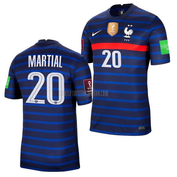 camiseta anthony martial del francia del primera 2021-2022