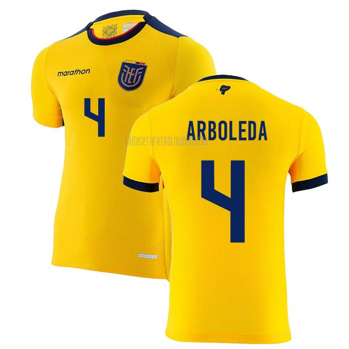 camiseta arboleda ecuador copa mundial primera 2022