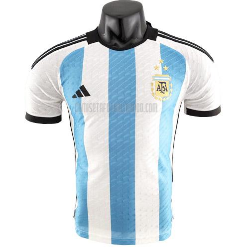 camiseta argentina 3 star edición de jugador primera 2022