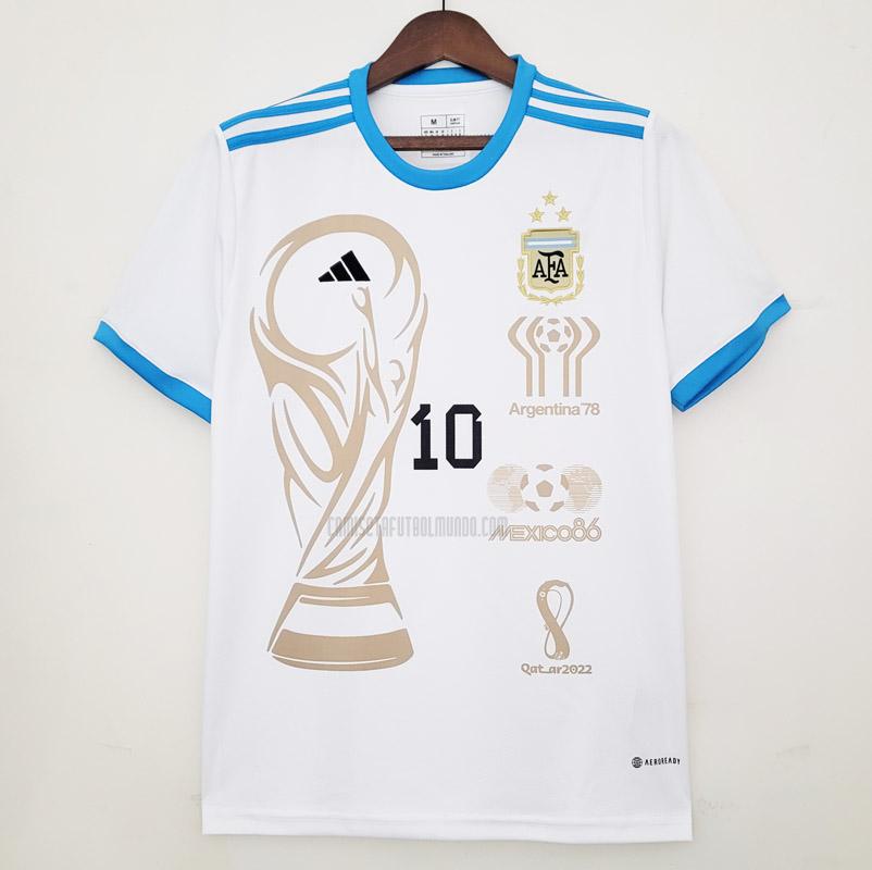 camiseta argentina campeón conmemorativo 2023