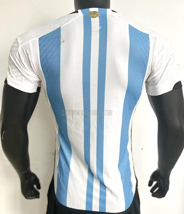 camiseta argentina champions edición de jugador 2023