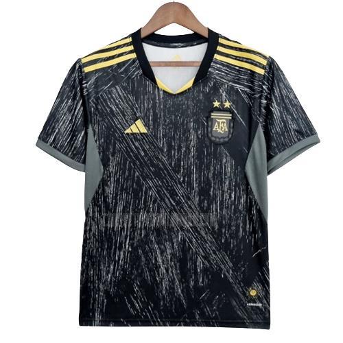 camiseta argentina edición conmemorativa negro 2022