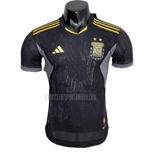 camiseta argentina edición de jugador negro 2022