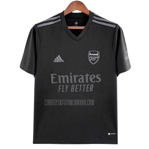 camiseta arsenal asn1 negro 2022-2023