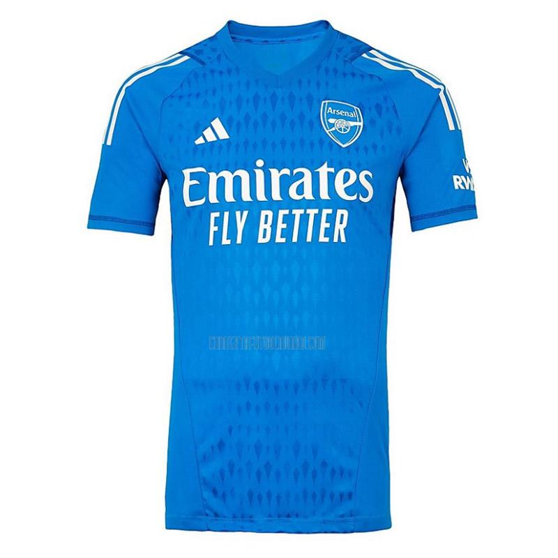 camiseta arsenal portero azul 2023-2024
