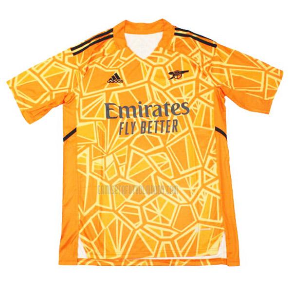 camiseta arsenal portero naranja 2022-2023