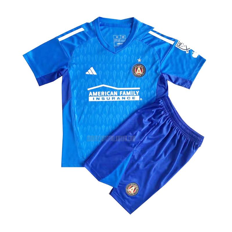 camiseta atlanta united niños portero azul 2023-2024