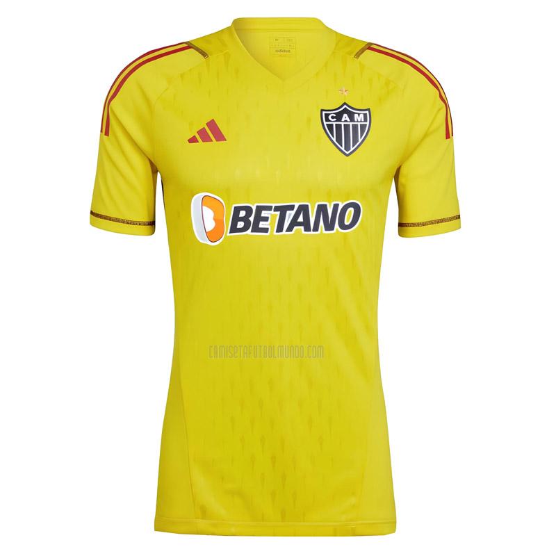 camiseta atletico mineiro portero amarillo 2023-2024