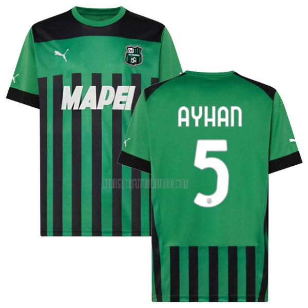 camiseta ayhan sassuolo calcio primera 2022-2023