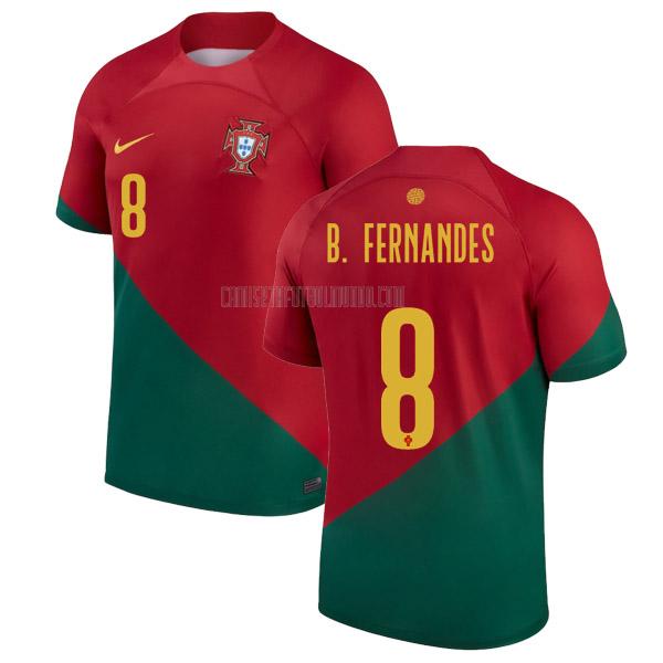camiseta b. fernandes portugal copa mundial primera 2022