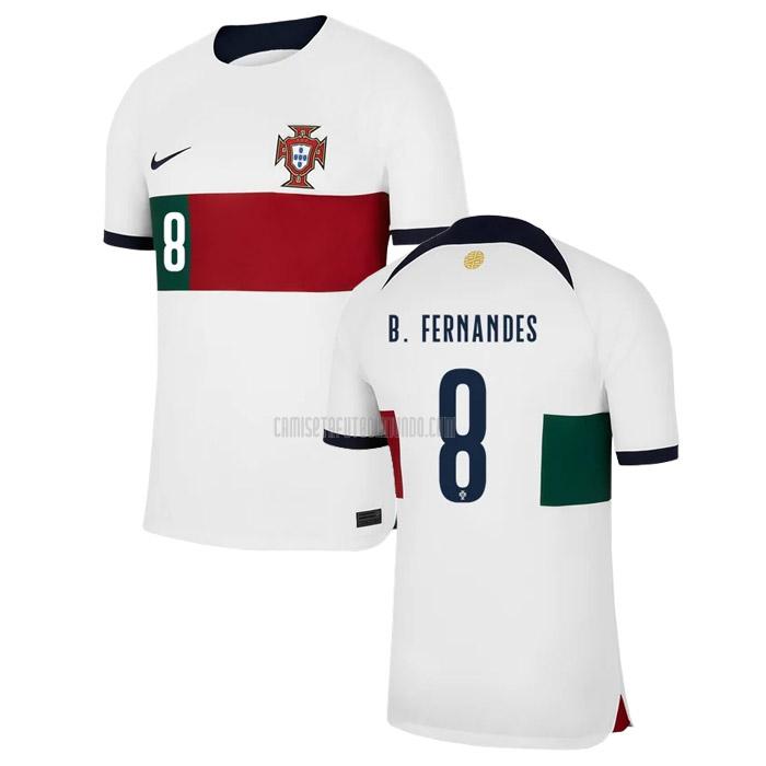camiseta b. fernandes portugal copa mundial segunda 2022