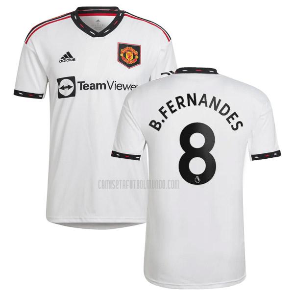 camiseta b.fernandes manchester united segunda 2022-2023
