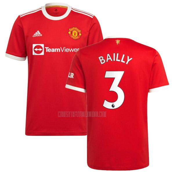 camiseta bailly del manchester united del primera 2021-2022