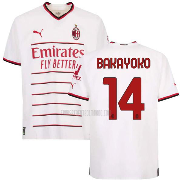 camiseta bakayoko ac milan segunda 2022-2023