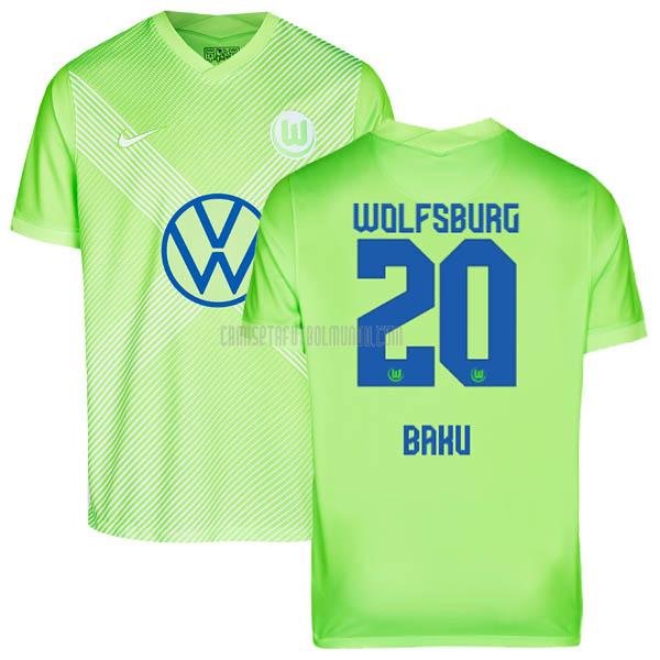 camiseta baku del wolfsburg del primera 2020-2021