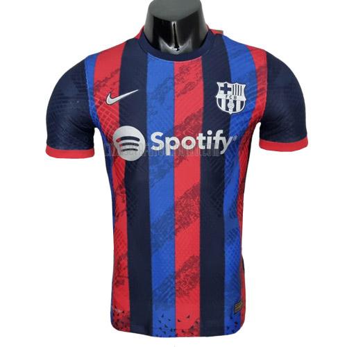camiseta barcelona edición de jugador edición especial rojo azul 2022-2023