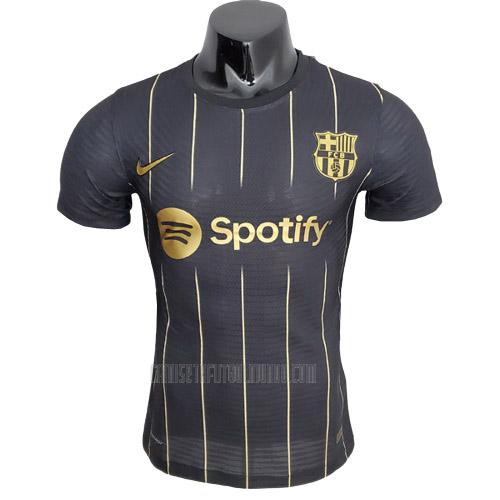 camiseta barcelona edición de jugador negro 2022-2023