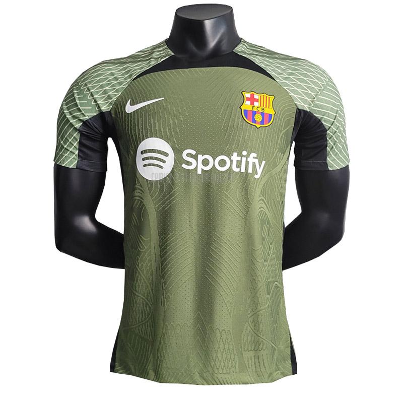 camiseta barcelona edición de jugador verde 2023-2024
