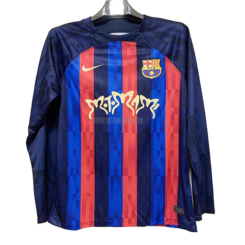 camiseta barcelona manga larga rosalia 2022-2023