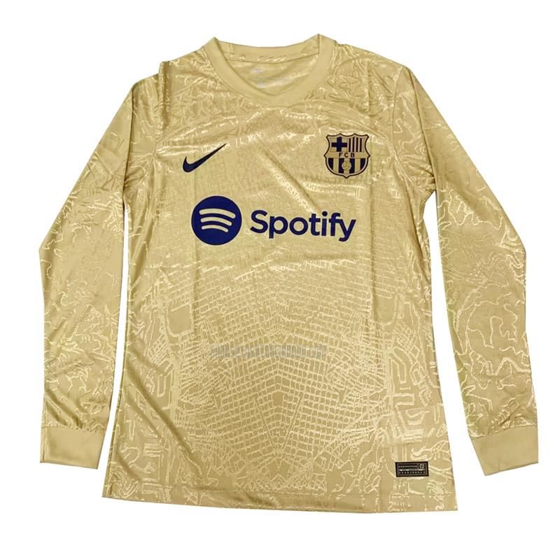 camiseta barcelona manga larga segunda 2022-2023