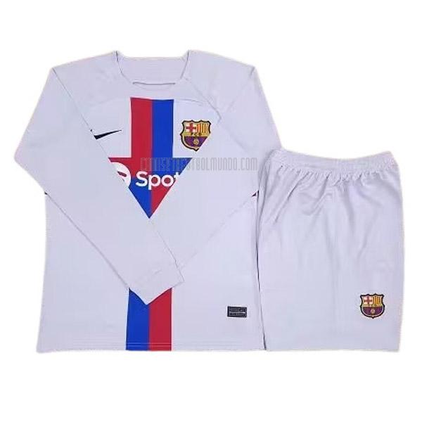 camiseta barcelona manga larga tercera 2022-2023