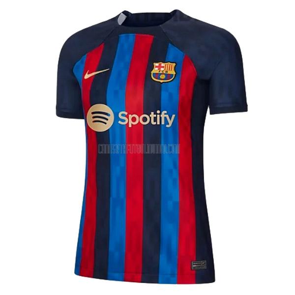camiseta barcelona mujer spotify primera 2022-2023