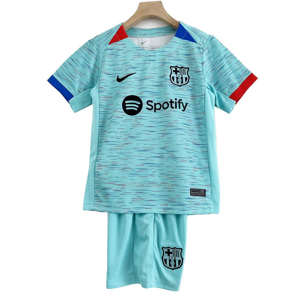 camiseta barcelona niños tercera 2023-2024