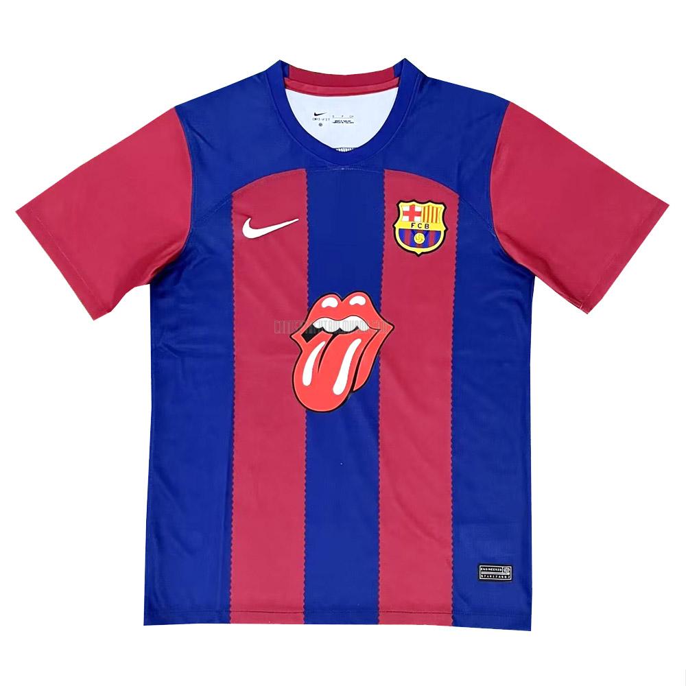 camiseta barcelona rolling stones primera 2023-2024