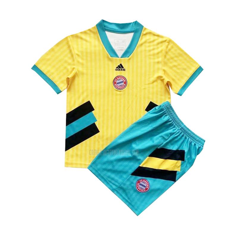 camiseta bayern munich icon niños amarillo 2023