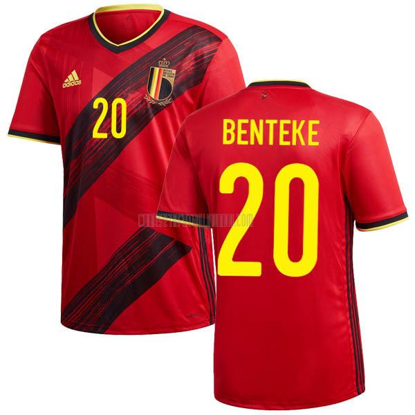camiseta benteke del bélgica del primera 2020-21