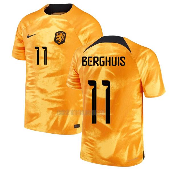 camiseta berghuis holanda copa mundial primera 2022