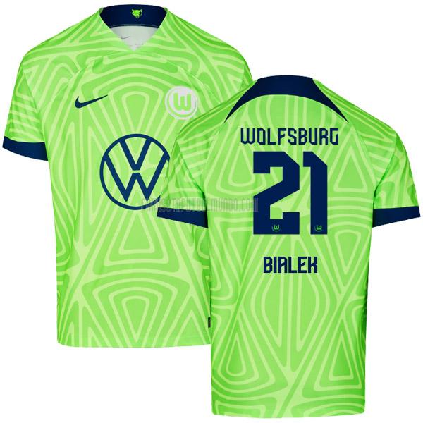 camiseta bialek wolfsburg primera 2022-2023