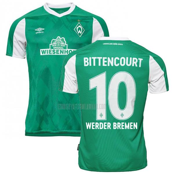 camiseta bittencourt del werder bremen del primera 2020-2021