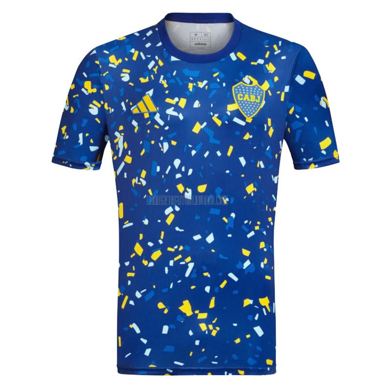 camiseta boca juniors pre-match azul 2023-2024