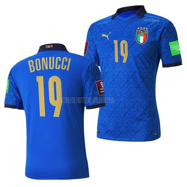camiseta bonucci del italia del primera 2021-2022