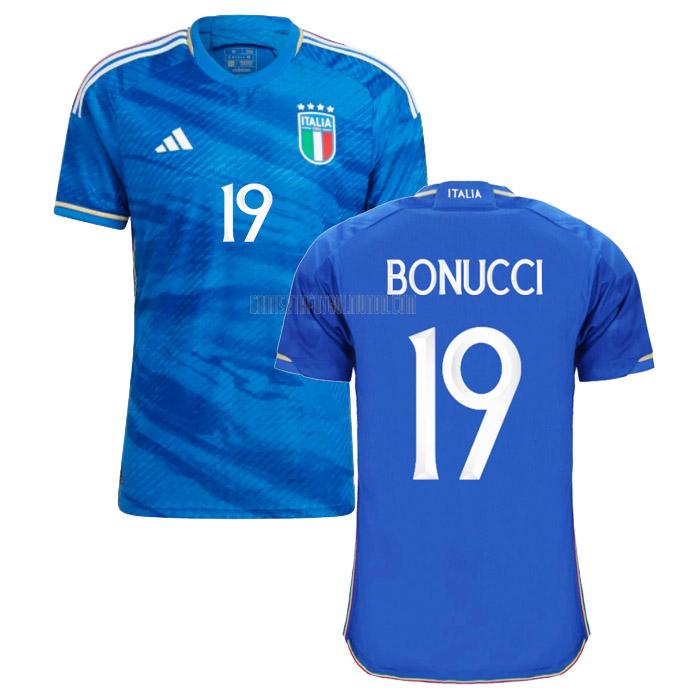 camiseta bonucci italia primera 2023