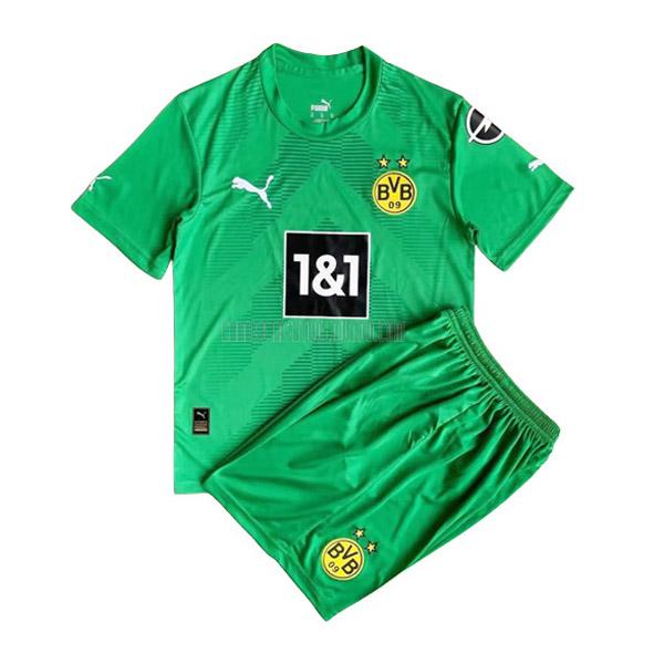 camiseta borussia dortmund niños portero verde 2022-2023