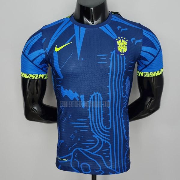 camiseta brasil edición de jugador bx1 azul 2022