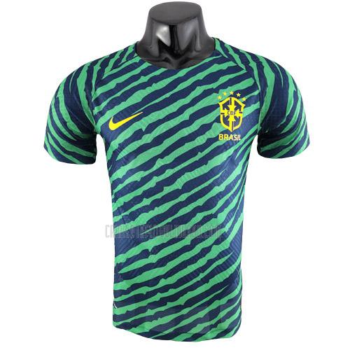 camiseta brasil edición de jugador pre-match 2022
