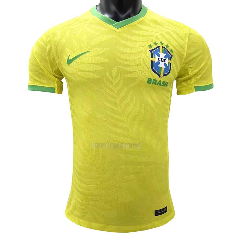 camiseta brasil edición de jugador primera 2023