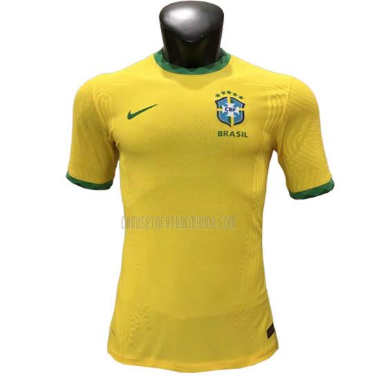 camiseta brasil edición jugador primera 2020-21