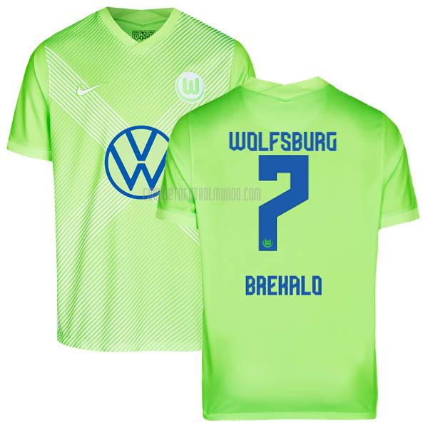 camiseta brekalo del wolfsburg del primera 2020-2021