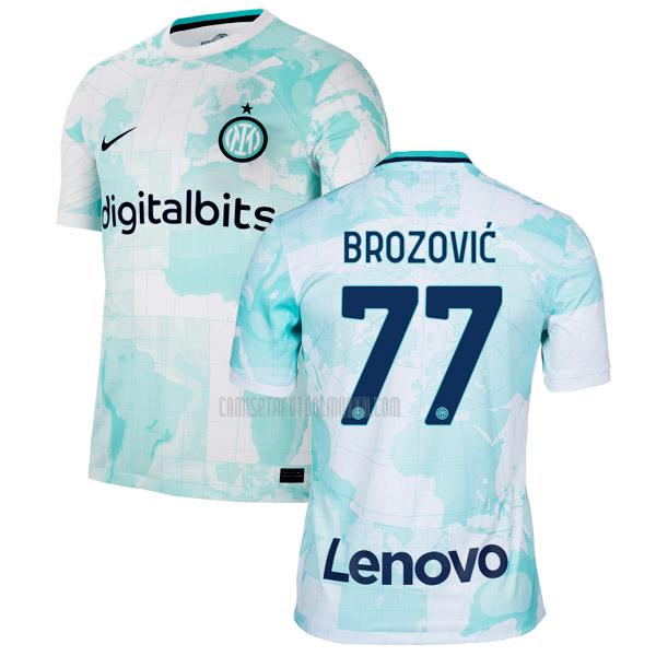 camiseta brozovic inter milan segunda 2022-2023